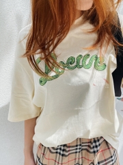 LOEWE TEE - Áo Thun Loewe cactus (Cream) [MIRROR QUALITY]