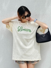 LOEWE TEE - Áo Thun Loewe cactus (Cream) [MIRROR QUALITY]