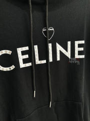 CELINE HOODIE - Áo Celine Lucky Lover (Black) [Mirror Quality]