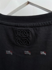 LOEWE TEE - Áo Thun Loewe Neon Embroidered Logo (Black) [MIRROR QUALITY]