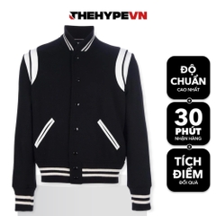 SAINT LAURENT JACKET - Áo khoác SLP Teddy (BLACK) [Mirror Quality]
