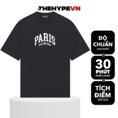BALENCIAGA TEE - Áo BLCG Cities Paris (Black) [Mirror Quality]
