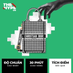 Túi Dior Micro Houndstooth Mini Tote (Black) [Mirror Quality]