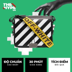 Túi Off-White Oblique Stripes size 1.4 (Black) [Mirror Quality]