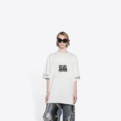 BALENCIAGA TEE - Áo BLCG Acid Arab (Cream) [Mirror Quality]