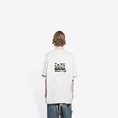 BALENCIAGA TEE - Áo BLCG Acid Arab (Cream) [Mirror Quality]