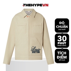 LOUIS VUITTON TEE - Áo LV signature print & embroidery (white) [Mirror Quality]