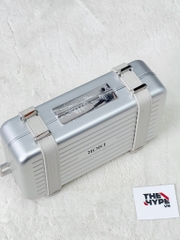Túi Dior Rimowa Clutch Aluminum Calfskin (Gray) [Mirror Quality]