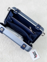 DIOR BAG - Túi Dior Rimowa Clutch Aluminum Calfskin (Navy Blue) [Mirror Quality]