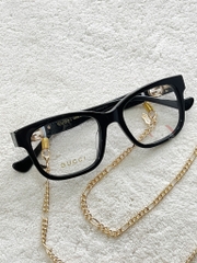 GUCCI GLASSES - Kính Gucci GG1025O 003 with Detachable Chain (Black) [Mirror Quality]