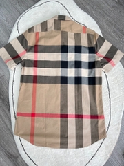 BURBERRY SHIRT - Áo Sơ mi tay ngắn BBR Check Stretch Poplin [Mirror Quality]