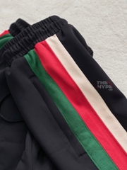 GUCCI SHORTS - Quần Shorts GG Jersey Technique (Black) [Mirror Quality]