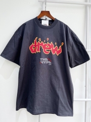 DREW TEE - Áo Thun Drew Faded Lit (Black) [Mirror Quality]