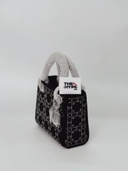 Túi Dior Strass Cannage Satin (Black) [Mirror Quality]
