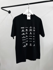 BALENCIAGA TEE - Áo BLCG MultiLogo Archives (Black) [MIRROR QUALITY]