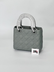DIOR BAG - Túi Dior Lady ABCDior Ultramatte (Grey) [Mirror Quality]