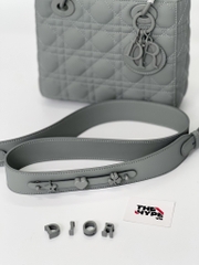 DIOR BAG - Túi Dior Lady ABCDior Ultramatte (Grey) [Mirror Quality]