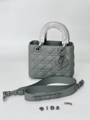 DIOR BAG - Túi Dior Lady ABCDior Ultramatte (Grey) [Mirror Quality]