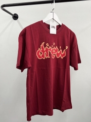 DREW TEE - Áo Thun Drew Logo Lit (Burgundy) [Mirror Quality]