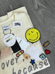 13DE MARZO TEE - Áo Thun 13De Palda Bear Velcro Patch (Cream) Best Quality