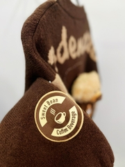 Áo Cardigan 13De Marzo x Pop Mart Brown Canned Cream (Brown) Best Quality