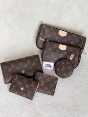LOUIS VUITTON BAG - Túi LV Multi Pochette Accessories (Pink Strap) [Mirror Quality]