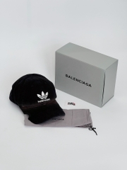 BALENCIAGA CAP- Mũ Lưỡi Trai BLCG x Adidas Logo Trefoil (Black) [MIRROR QUALITY]