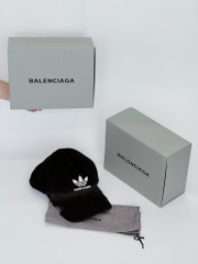 BALENCIAGA CAP- Mũ Lưỡi Trai BLCG x Adidas Logo Trefoil (Black) [MIRROR QUALITY]