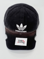 BALENCIAGA CAP- Mũ Lưỡi Trai BLCG x Adidas Logo Trefoil (Black) [MIRROR QUALITY]