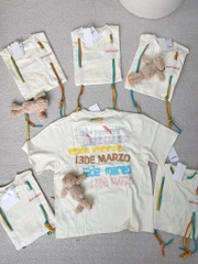 13DE MARZO TEE - Áo Thun 13De Natural Colorful Ribbon (Beige) Best Quality
