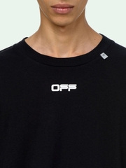 Áo thun Off-White Caravaggio Arrows S/S Over (Đen) [Mirror Quality]
