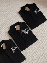 Áo Polo Burberry Logo Embroidered (Black) [Mirror Quality]