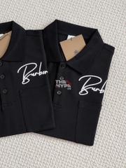Áo Polo Burberry Logo Embroidered (Black) [Mirror Quality]