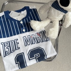 13DE MARZO TEE - Áo Thun Bear Baseball Fan (Bright White) Best Quality