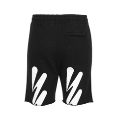 OFF-WHITE SHORTS - Quần Off-White Wave Diag (Black) [Mirror Quality]