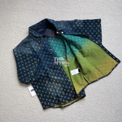 ÁO SƠ MI LOUIS VUITTON LV RAINBOW MONOGRAM JACKET (BLUE)