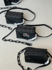 LOUIS VUITTON TRUNK - Túi LV Mini Soft Trunk Monogram Eclipse Canvas (Black) [Mirror Quality]