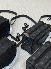 LOUIS VUITTON TRUNK - Túi LV Mini Soft Trunk Monogram Eclipse Canvas (Black) [Mirror Quality]
