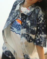 ÁO SƠ MI LOUIS VUITTON LV BANDANA DENIM JACKET (BLUE)