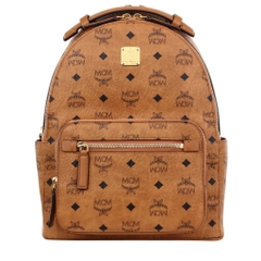 Balo MCM Stark Backpack Small (Cognac) [Mirror Quality]