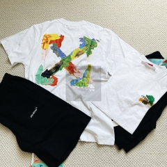 Áo Thun Off-White Brush Arr Over Skate (White) [MIRROR QUALITY]