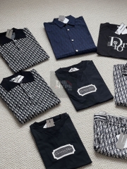 Áo Polo Dior Oblique (Black) [Mirror Quality]