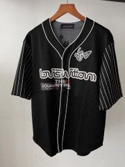 LOUIS VUITTON SHIRT - Áo LV Baseball Shirt (Black) [Mirror Quality]