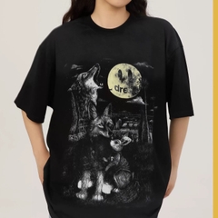 DREW TEE - Áo Thun Drew Full Moon SS23 (Đen) [Mirror Quality]