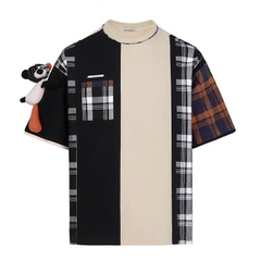13DE MARZO TEE - Áo Thun 13De Marzo Vintage Plaid Patch (Multicolor) Best Quality