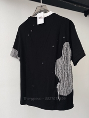 Áo Thun 13De Marzo Bear Knit Suture (Black) Best Quality