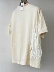 Áo Thun 13de Marzo Bear Knit Suture (Biege) Best Quality