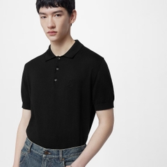 Áo Polo Louis Vuitton LV Cashmere And Cotton Blend (Black) [Mirror Quality]