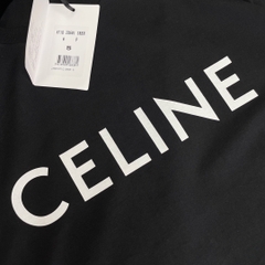 Áo Thun Celine Loose Cotton (Black) [Mirror Quality]