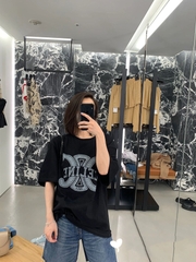 Áo Thun Celine Triomphe Logo For Man Oversize (Black) [Mirror Quality]